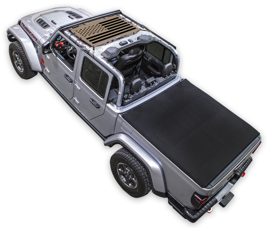 Solid Tactical Flag_Half-Shade (Front Only)_Tan