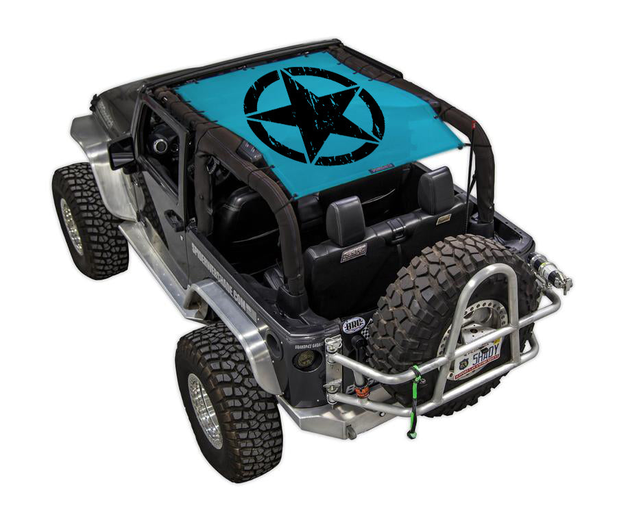 Oscar Mike Distressed_Full-Shade (Front-to-Rear)_Teal