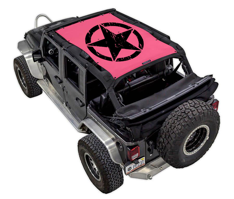 Distressed / Full-Shade (Front-to-Rear) / Pink