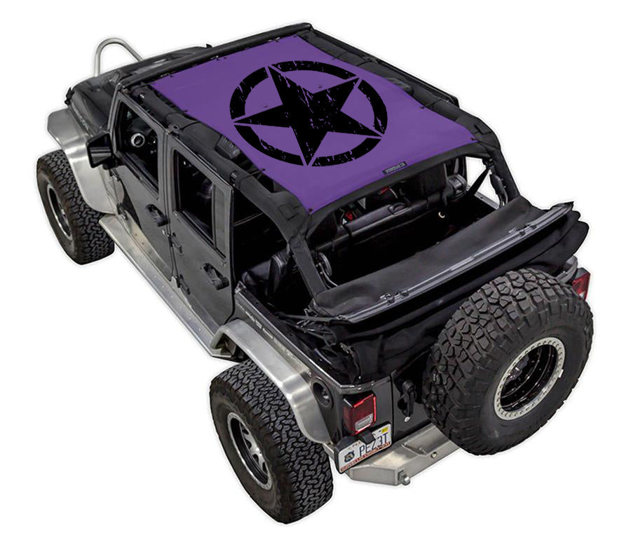 Distressed / Full-Shade (Front-to-Rear) / Purple