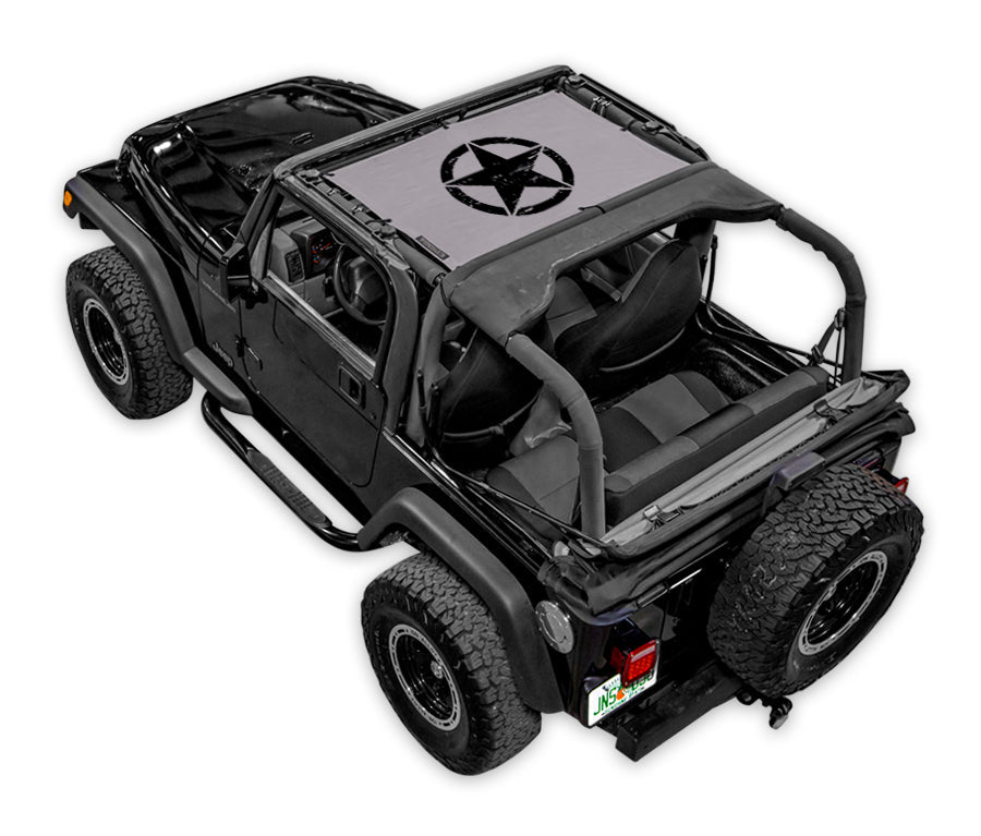 Oscar Mike Distressed_Half-Shade (Front Only)_Grey