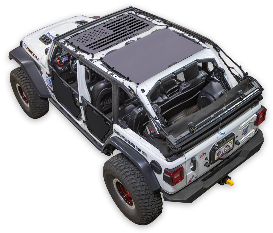 Distressed Tactical Flag_2-Piece (Front and Rear)_Grey