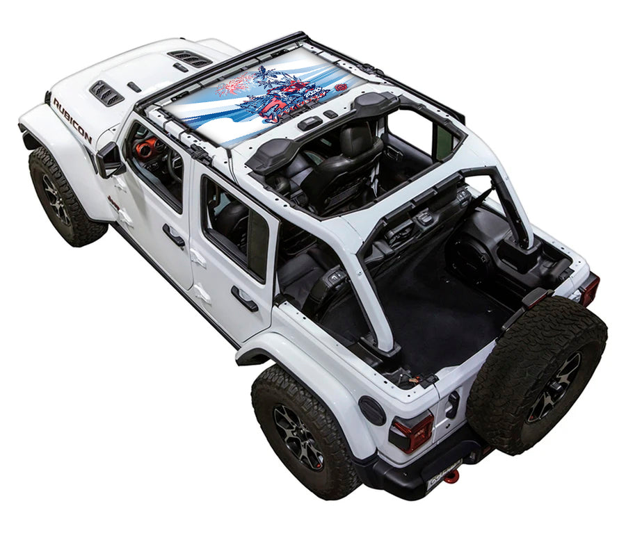 LIMITED EDITION - JEEP BEACH 2026 Jeep Wrangler JLU 4-Door Shade Top (2018-2026)