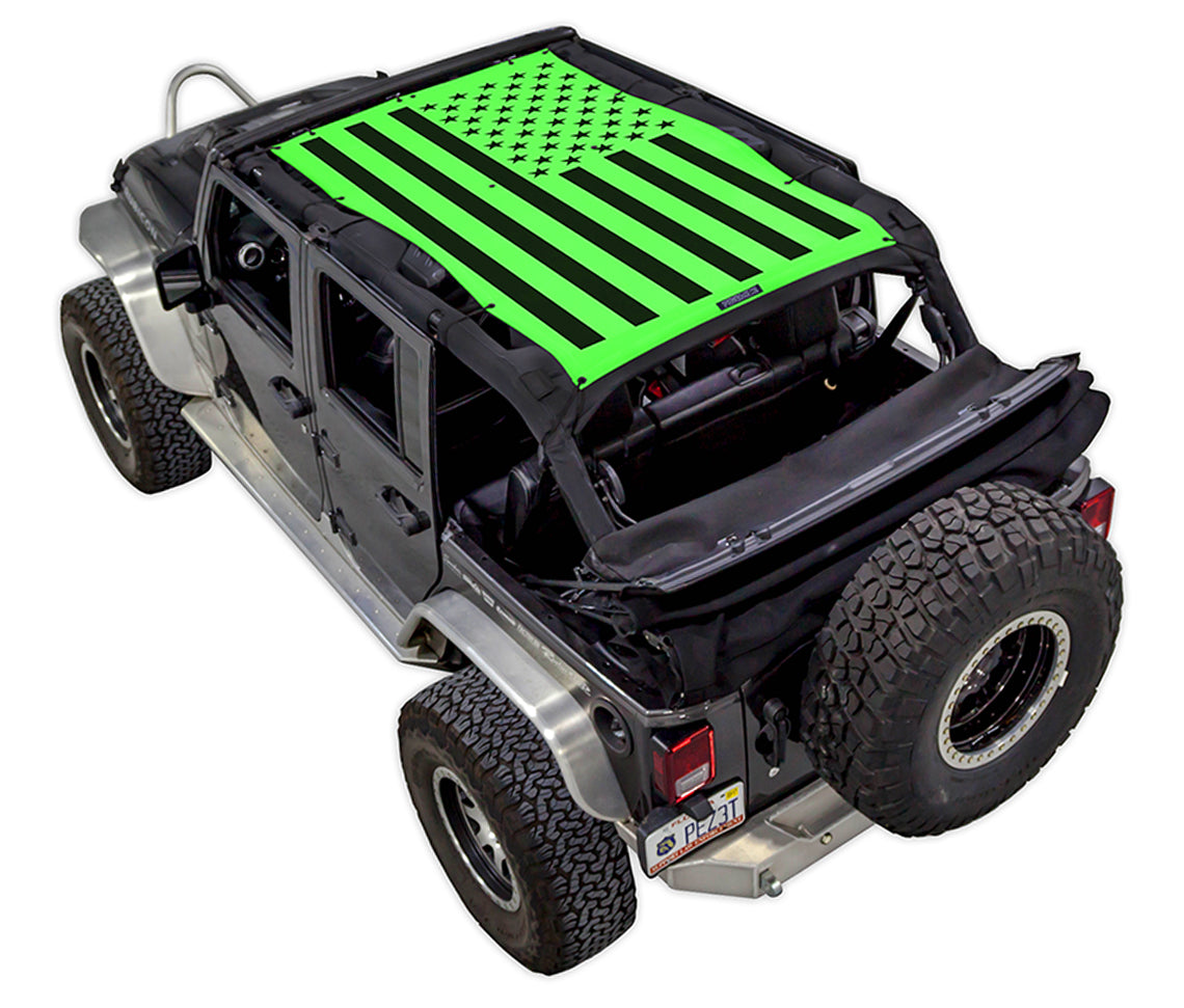Solid / Full-Shade (Front-to-Rear) / Green