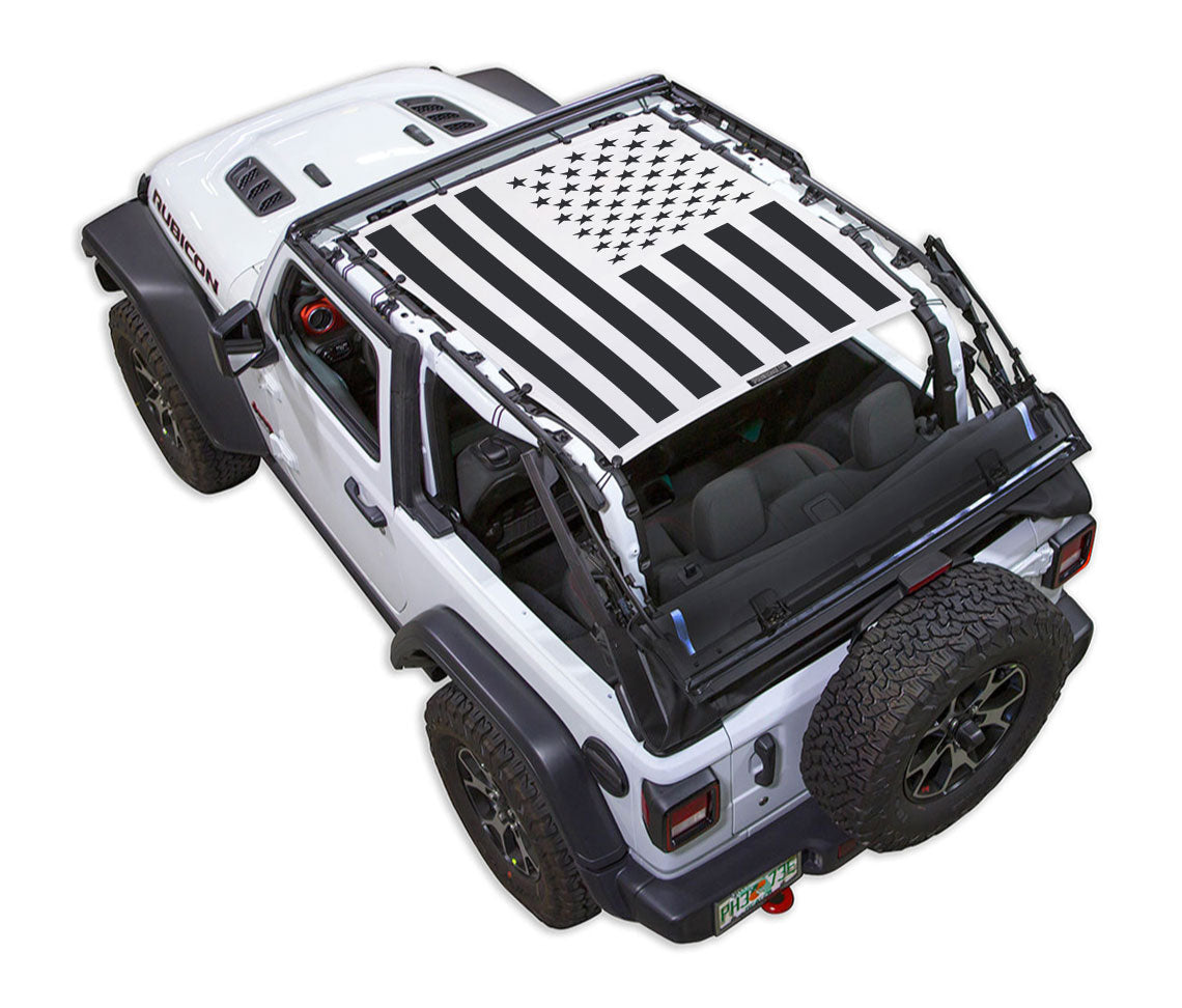 Solid Tactical Flag_Full-Shade (Front-to-Rear)_White