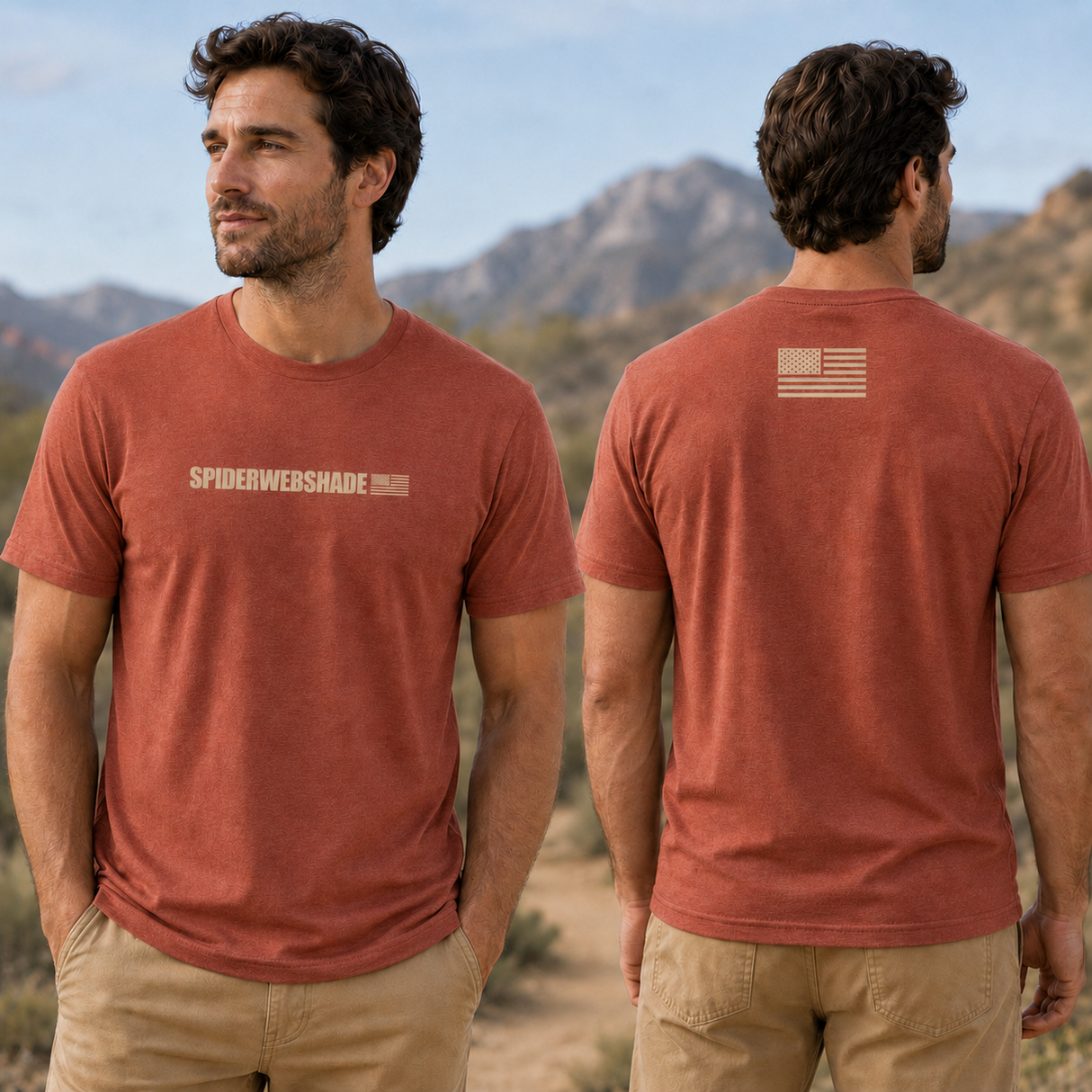 SPIDERWEBSHADE Buy American T-Shirt