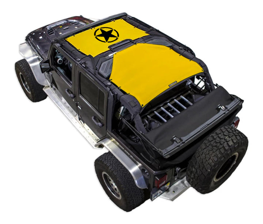 Solid / 2-Piece (Front and Rear) / Yellow