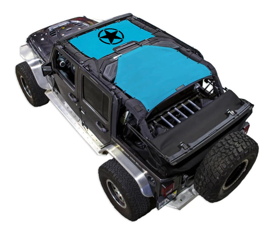 Oscar Mike Solid_2-Piece (Front and Rear)_Teal