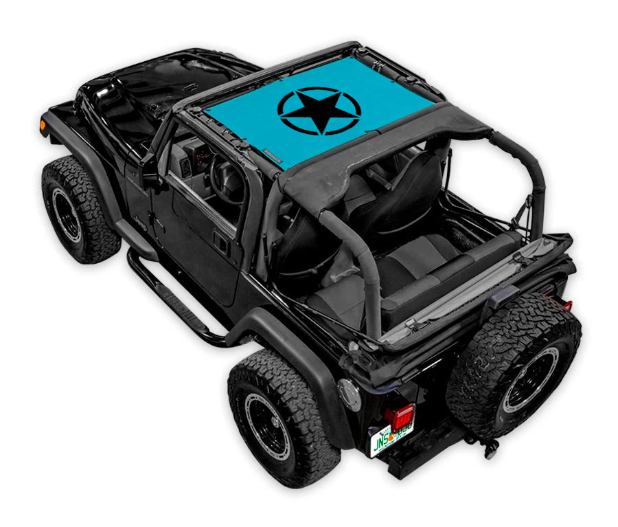 Oscar Mike Solid_Half-Shade (Front Only)_Teal