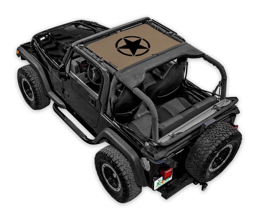 Oscar Mike Solid_Half-Shade (Front Only)_Tan