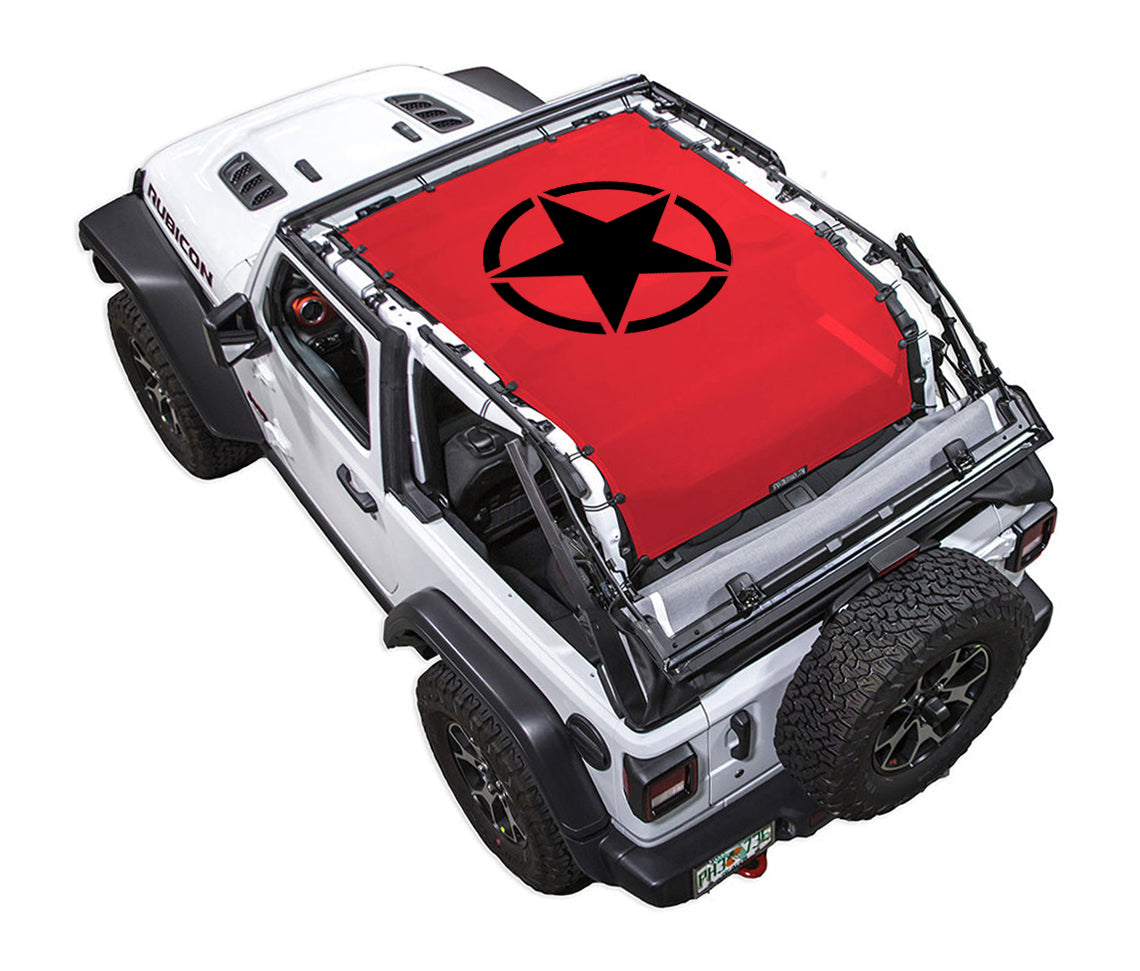 Oscar Mike Solid_Full-Shade (Extra Long)_Red