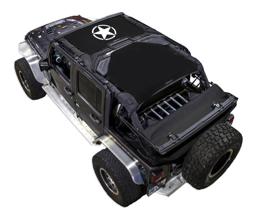 Oscar Mike Solid_2-Piece (Front and Rear)_Black