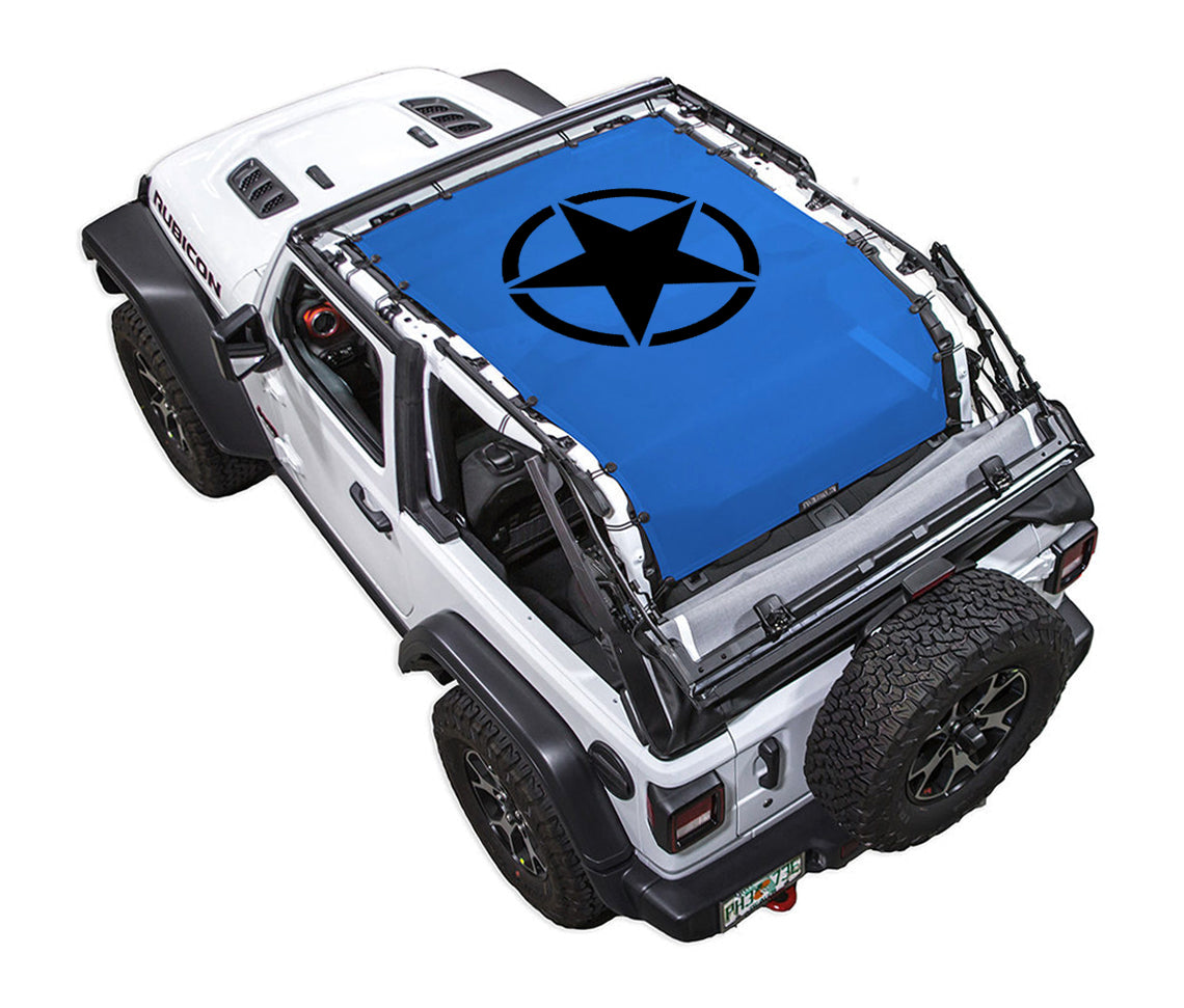 Oscar Mike Solid_Full-Shade (Extra Long)_Blue