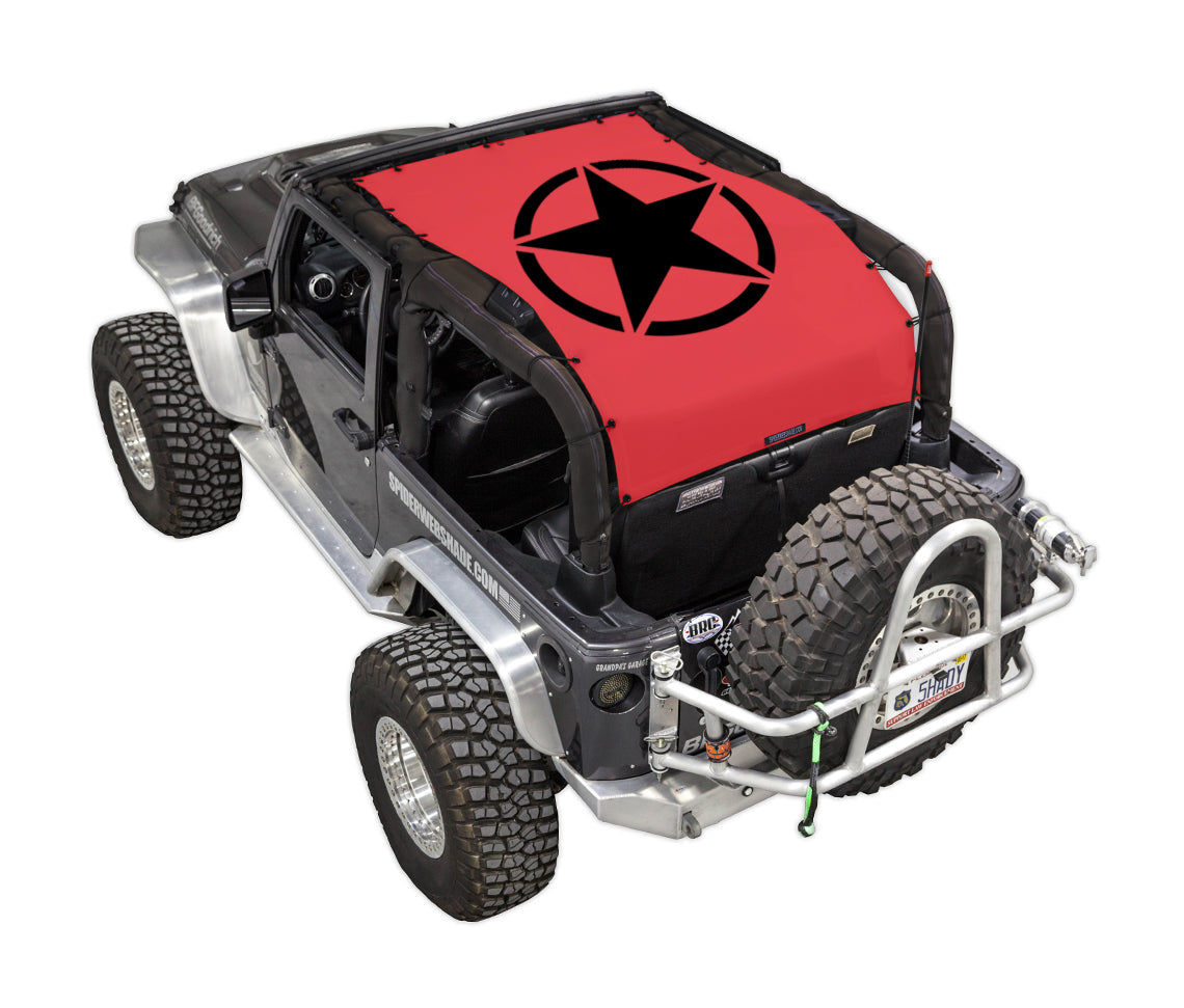 Oscar Mike Solid_Full-Shade (Extra Long)_Red