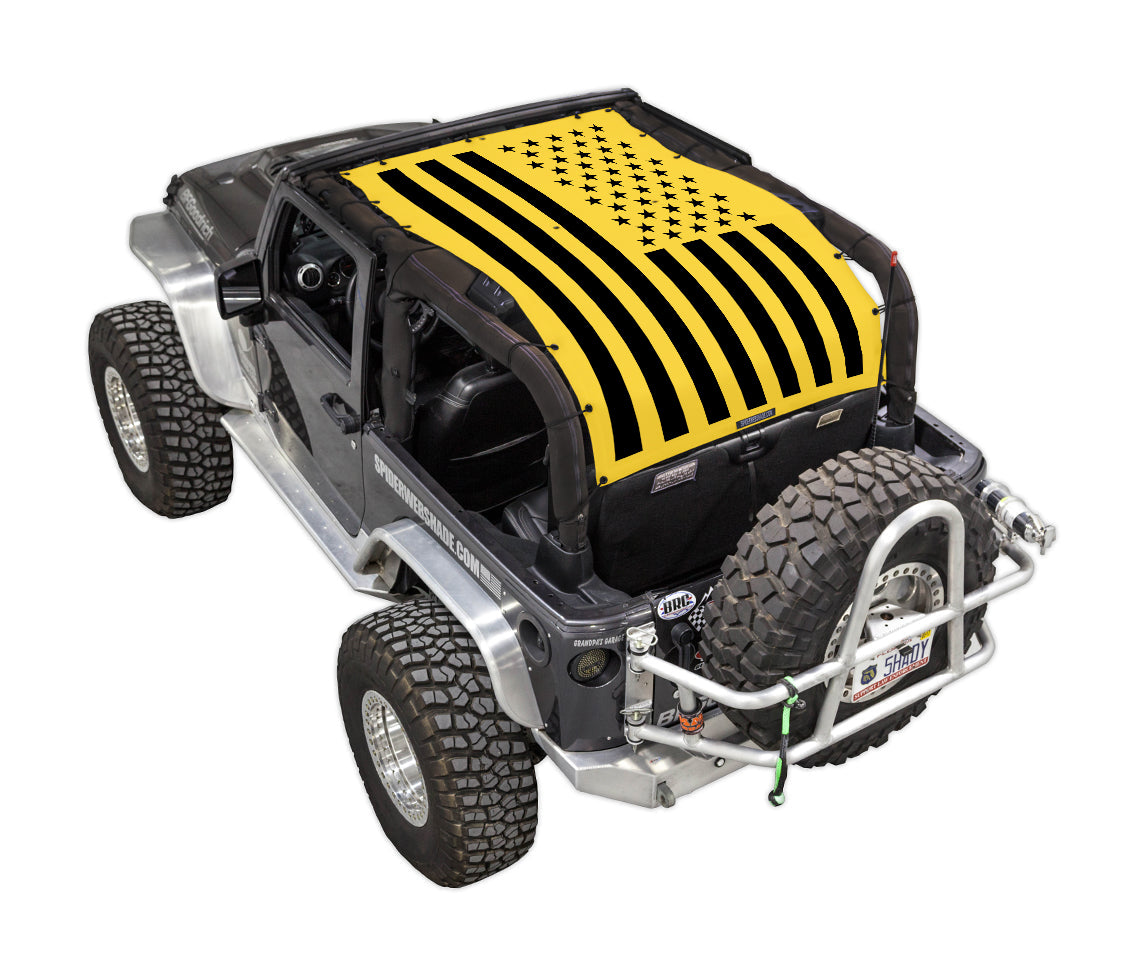 Solid Tactical Flag_Full-Shade (Extra Long)_Yellow