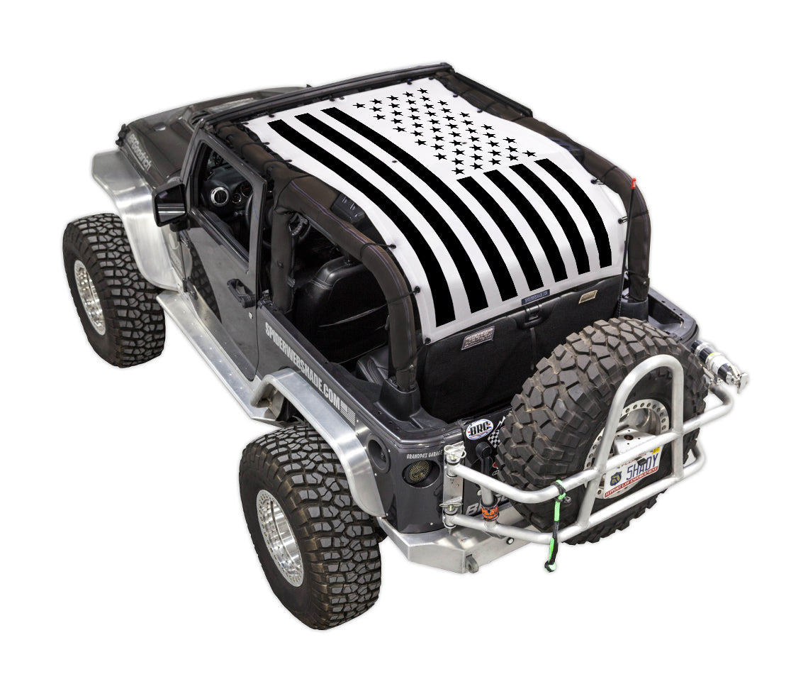 Solid Tactical Flag_Full-Shade (Extra Long)_White