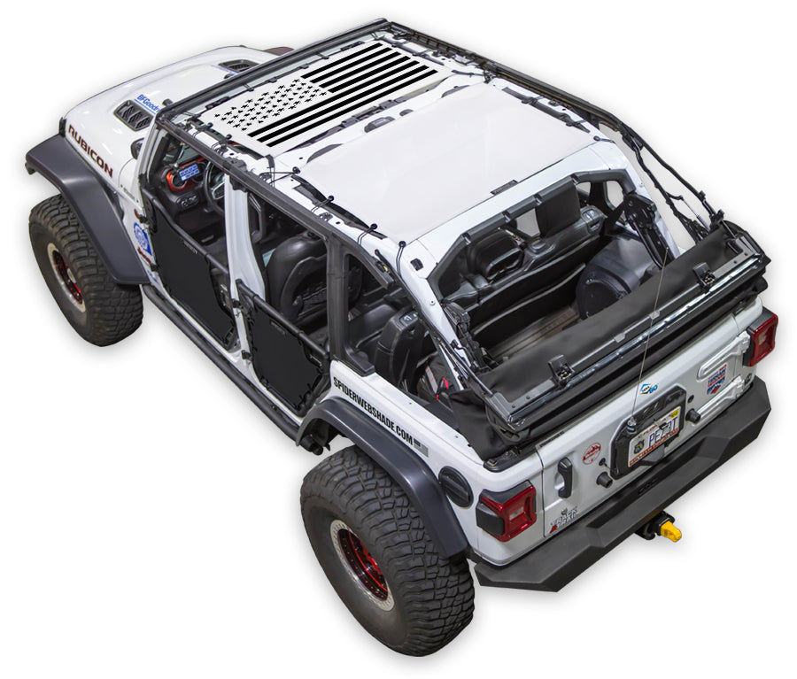 Solid Tactical Flag_2-Piece (Front and Rear)_White