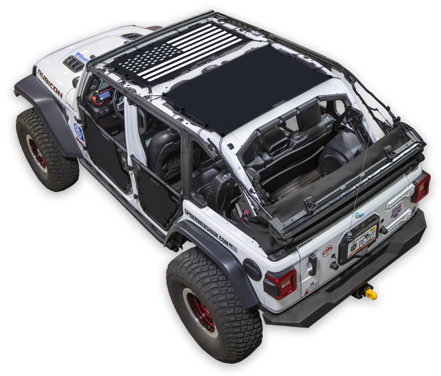 Solid Tactical Flag_2-Piece (Front and Rear)_Black