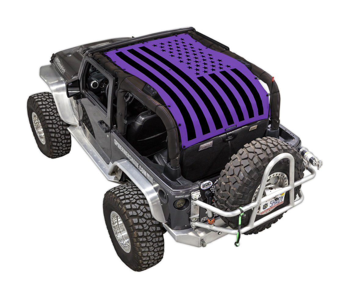 Solid Tactical Flag_Full-Shade (Extra Long)_Purple