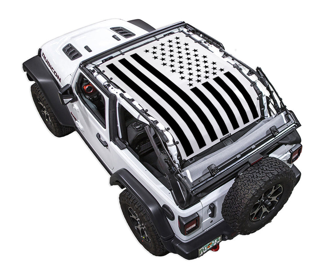 Solid Tactical Flag_Full-Shade (Extra Long)_White