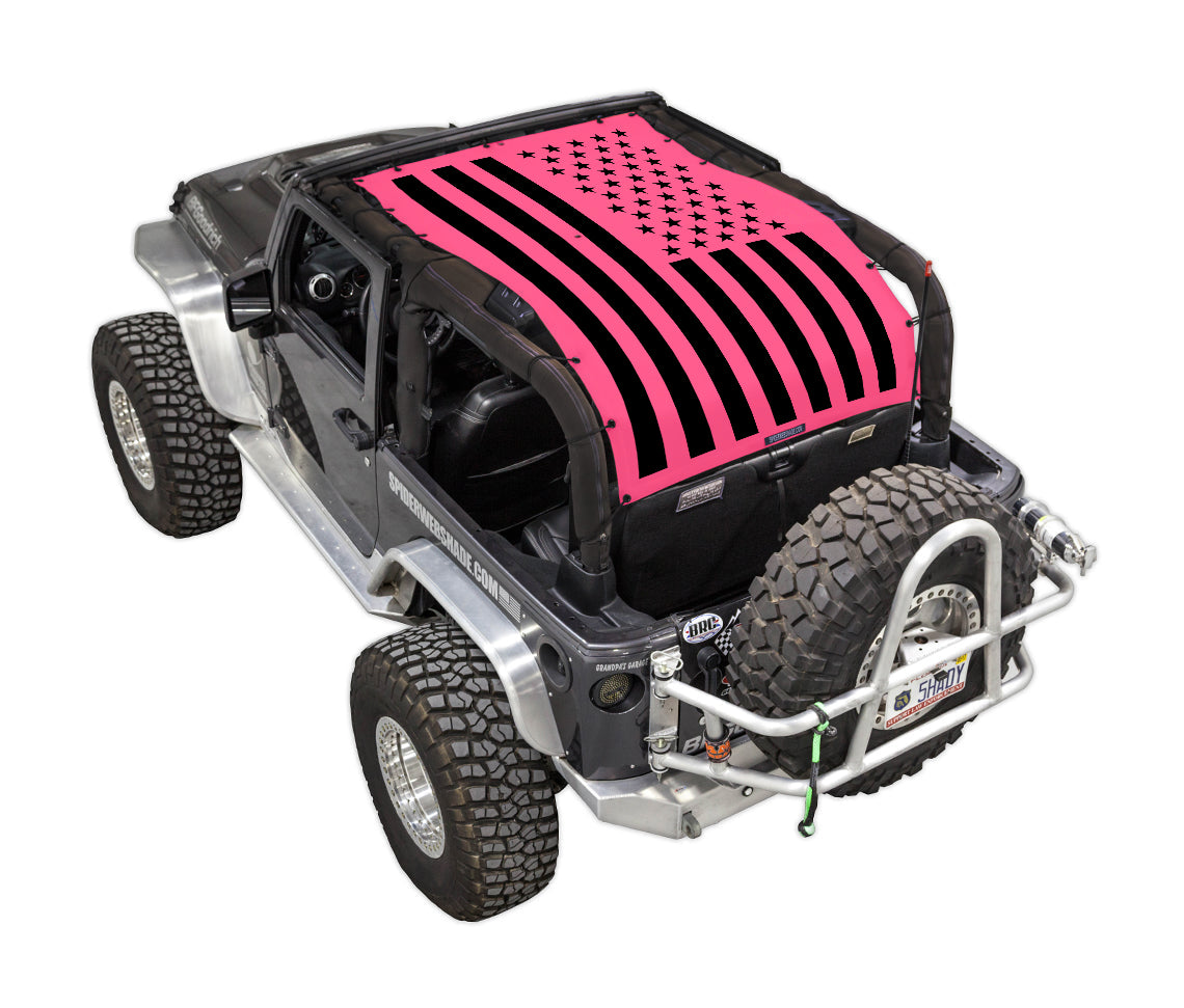 Solid Tactical Flag_Full-Shade (Extra Long)_Pink