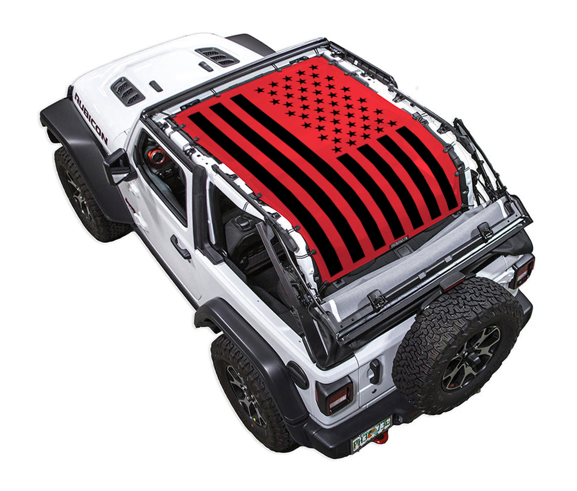 Solid Tactical Flag_Full-Shade (Extra Long)_Red