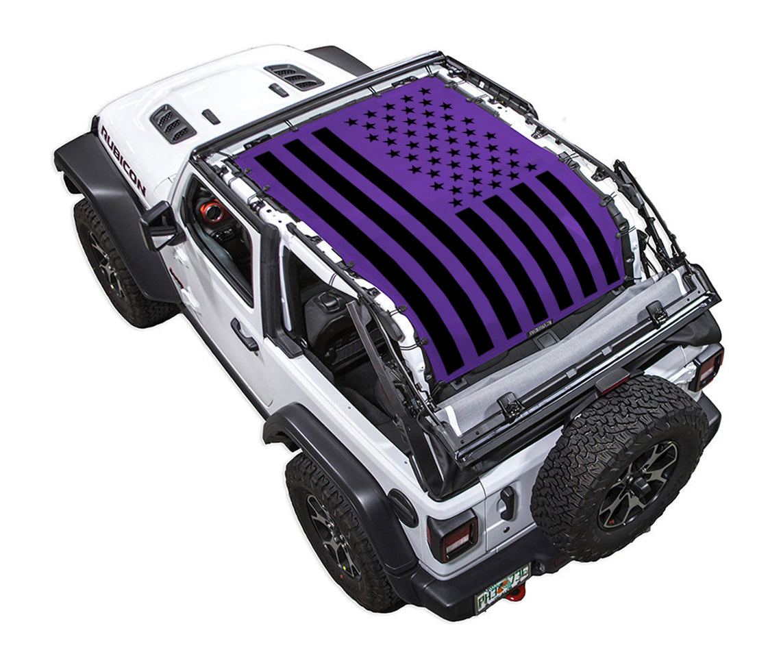 Solid Tactical Flag_Full-Shade (Extra Long)_Purple