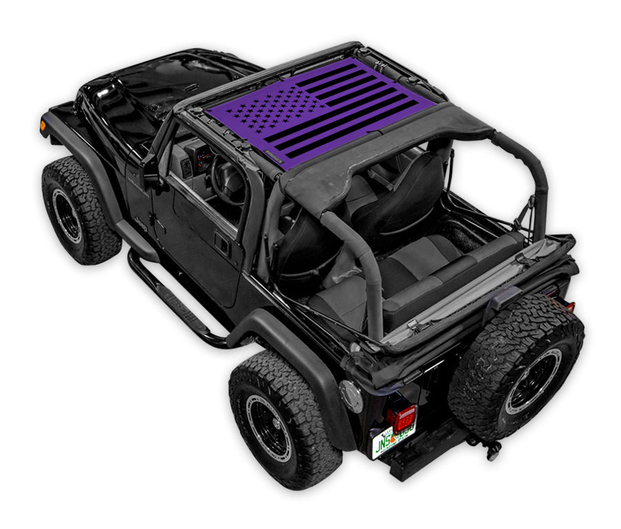 Solid Tactical Flag_Half-Shade (Front Only)_Purple