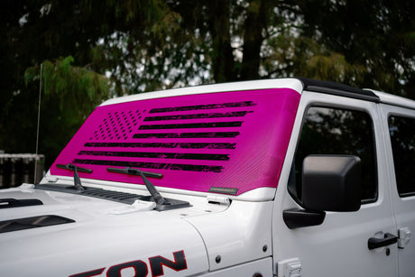 Jeep Wrangler and Jeep Gladiator Stock Printed Solar Shield (2007-2026)