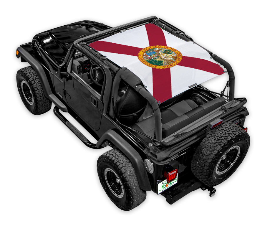 SPIDERWEBSHADE Jeep Wrangler TJ State Flag Florida 1997–2006