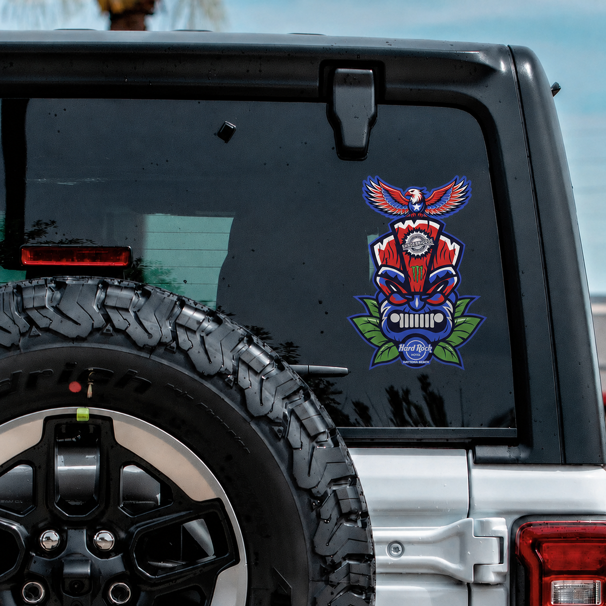 Official Tiki Party Decal