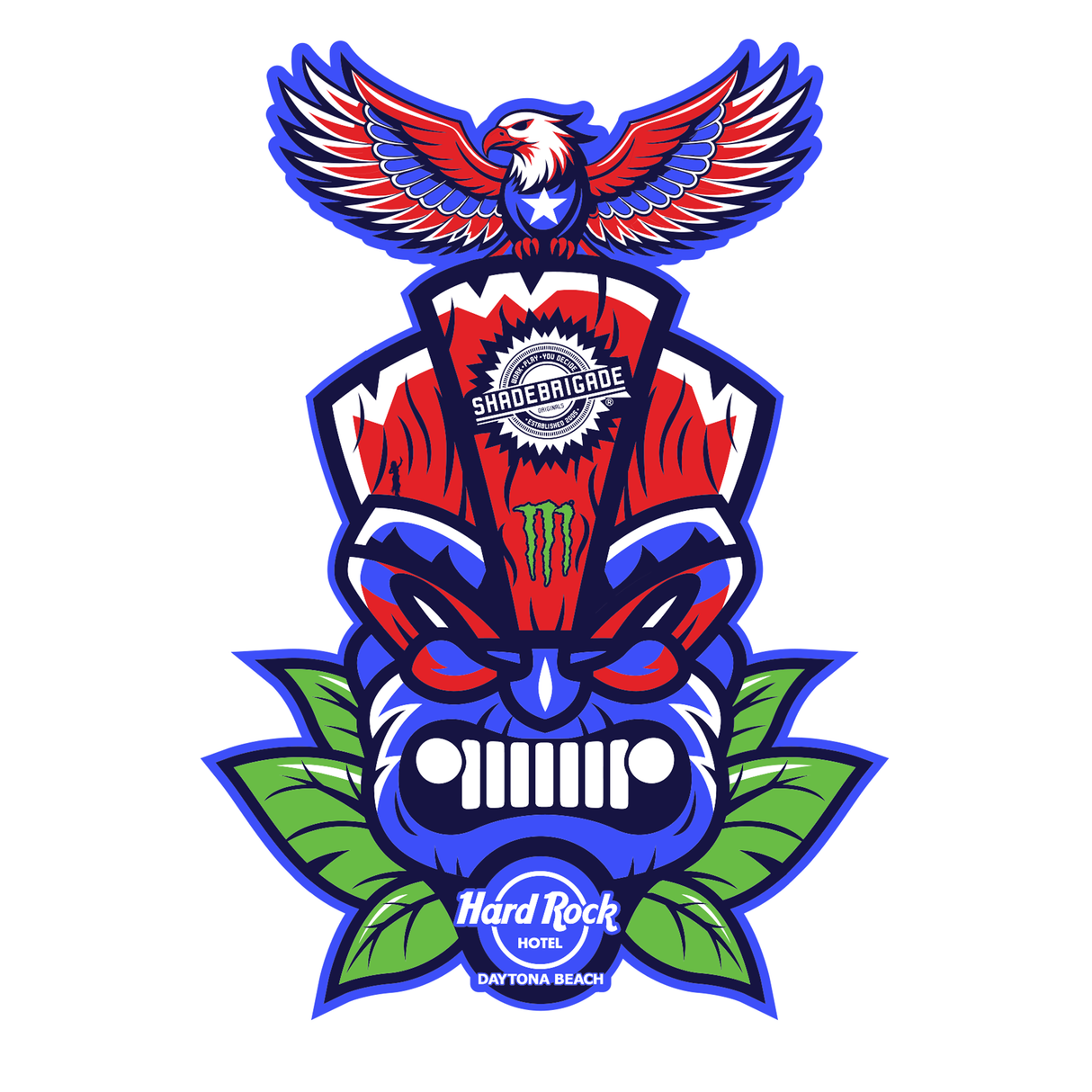 Official Tiki Party Decal