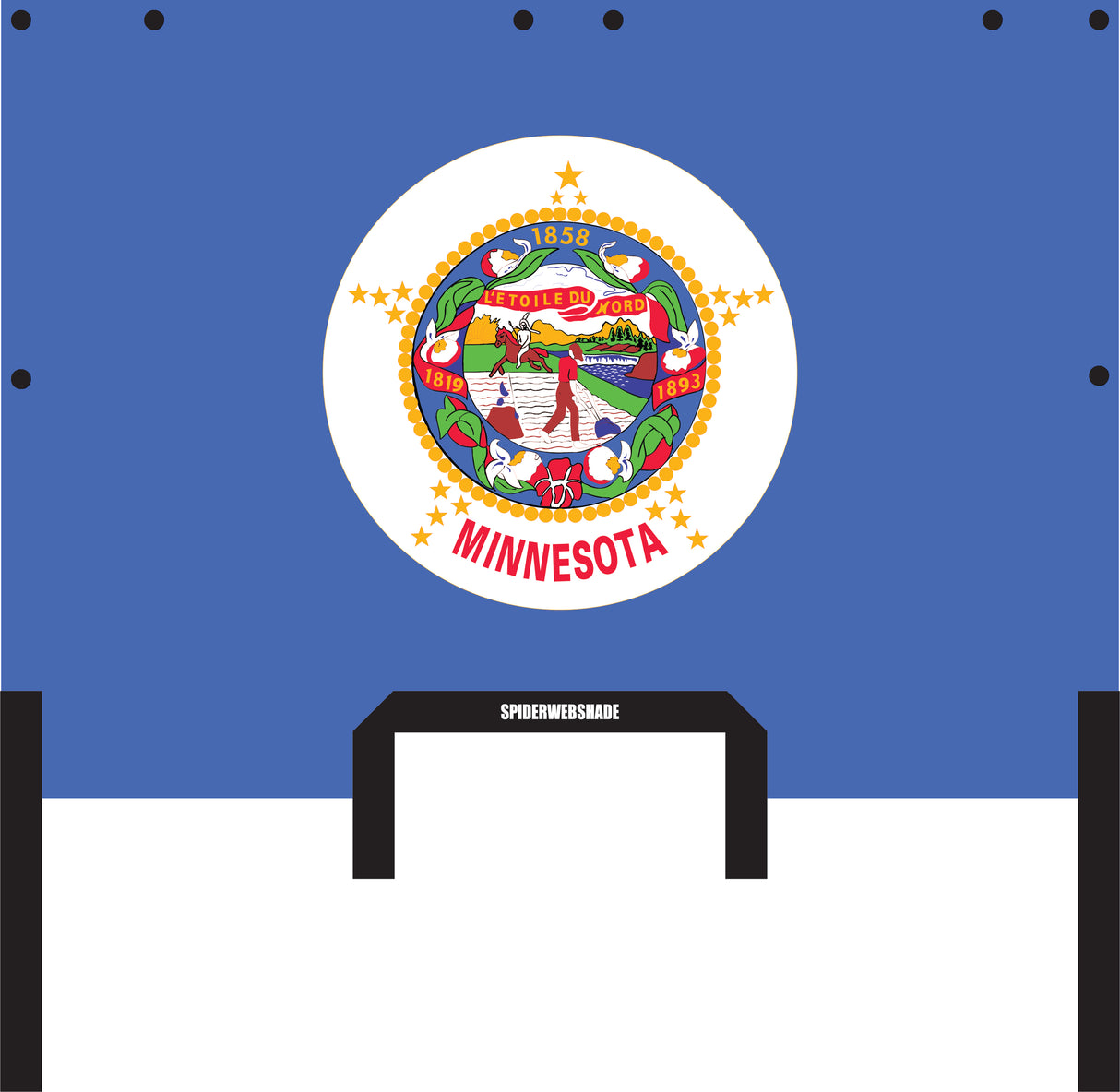 JKINI 2D/4D PRINTED STATE FLAGS