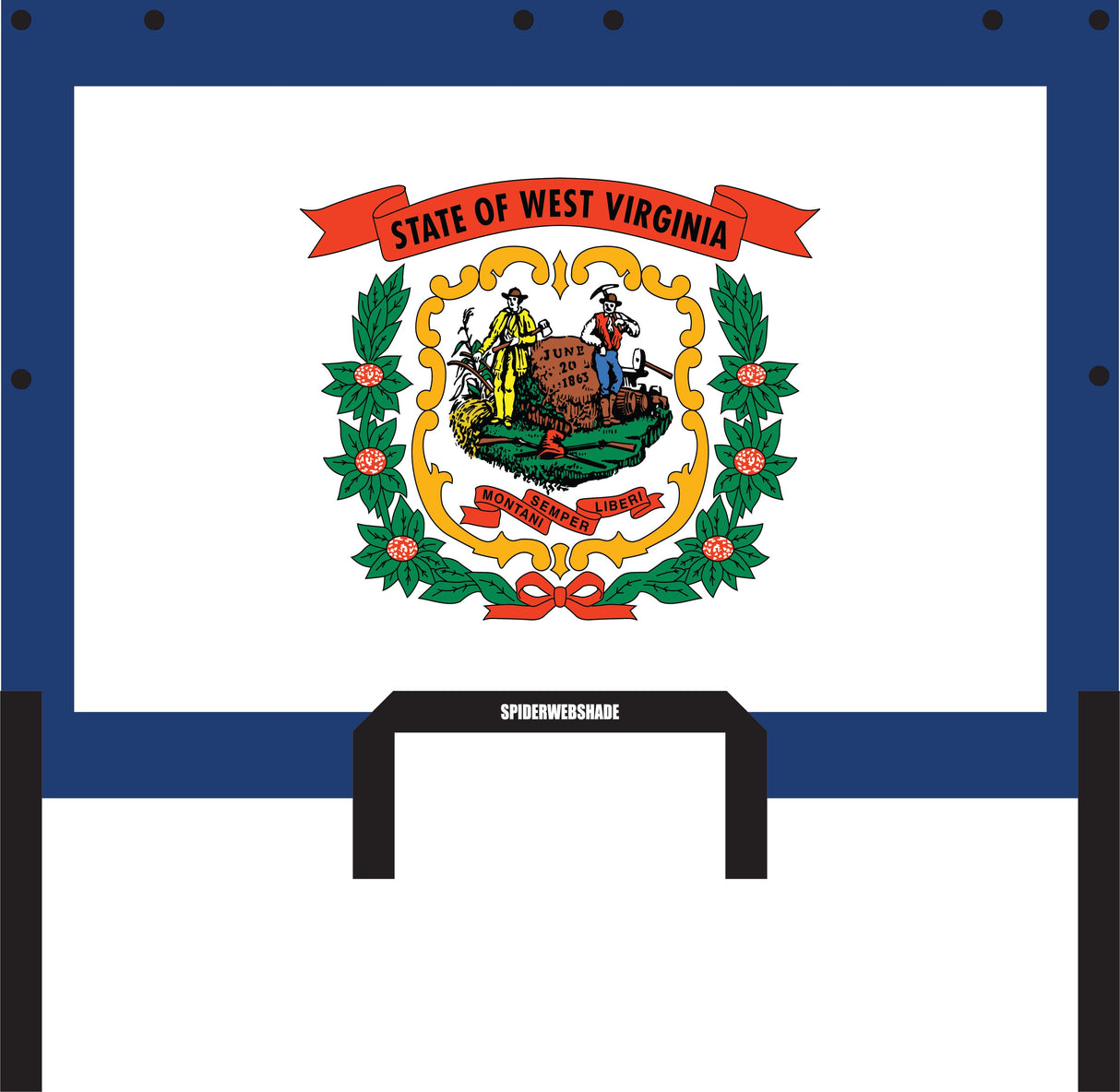 GLADIATOR JTKINI PRINTED STATE FLAGS