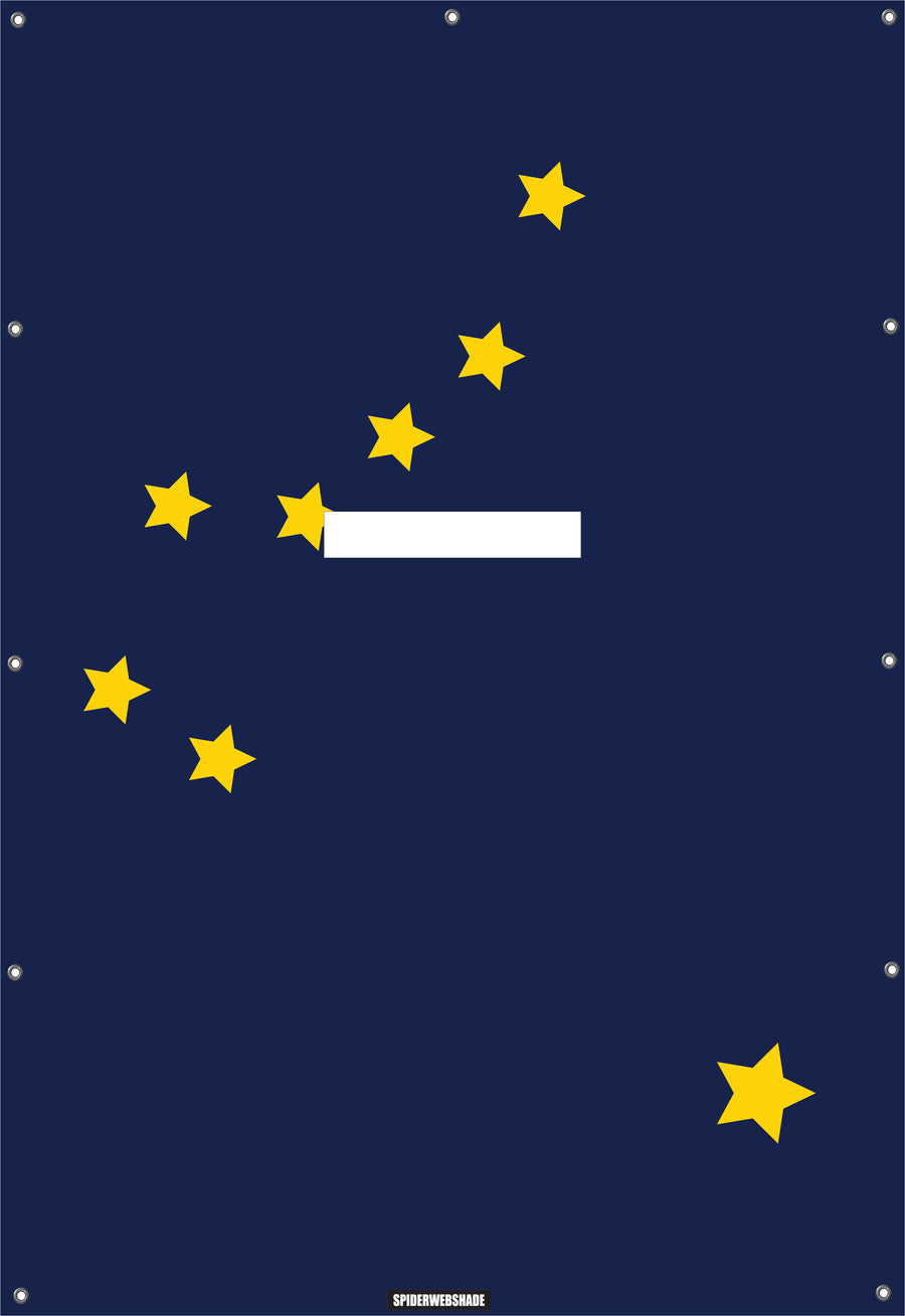 JL4D Printed Alaska flag SPIDERWEBSHADE shadetop design