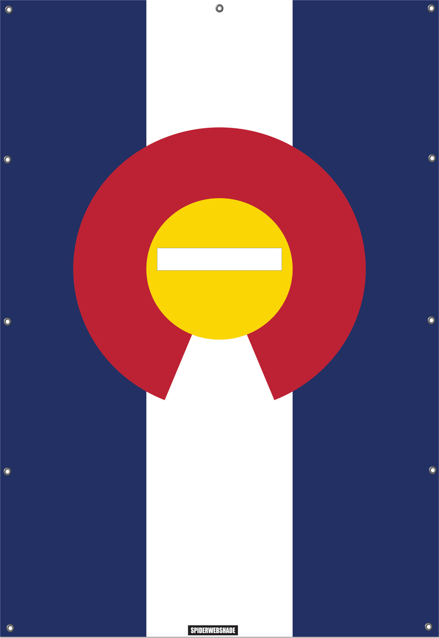 JL4D Printed Colorado flag SPIDERWEBSHADE shadetop design
