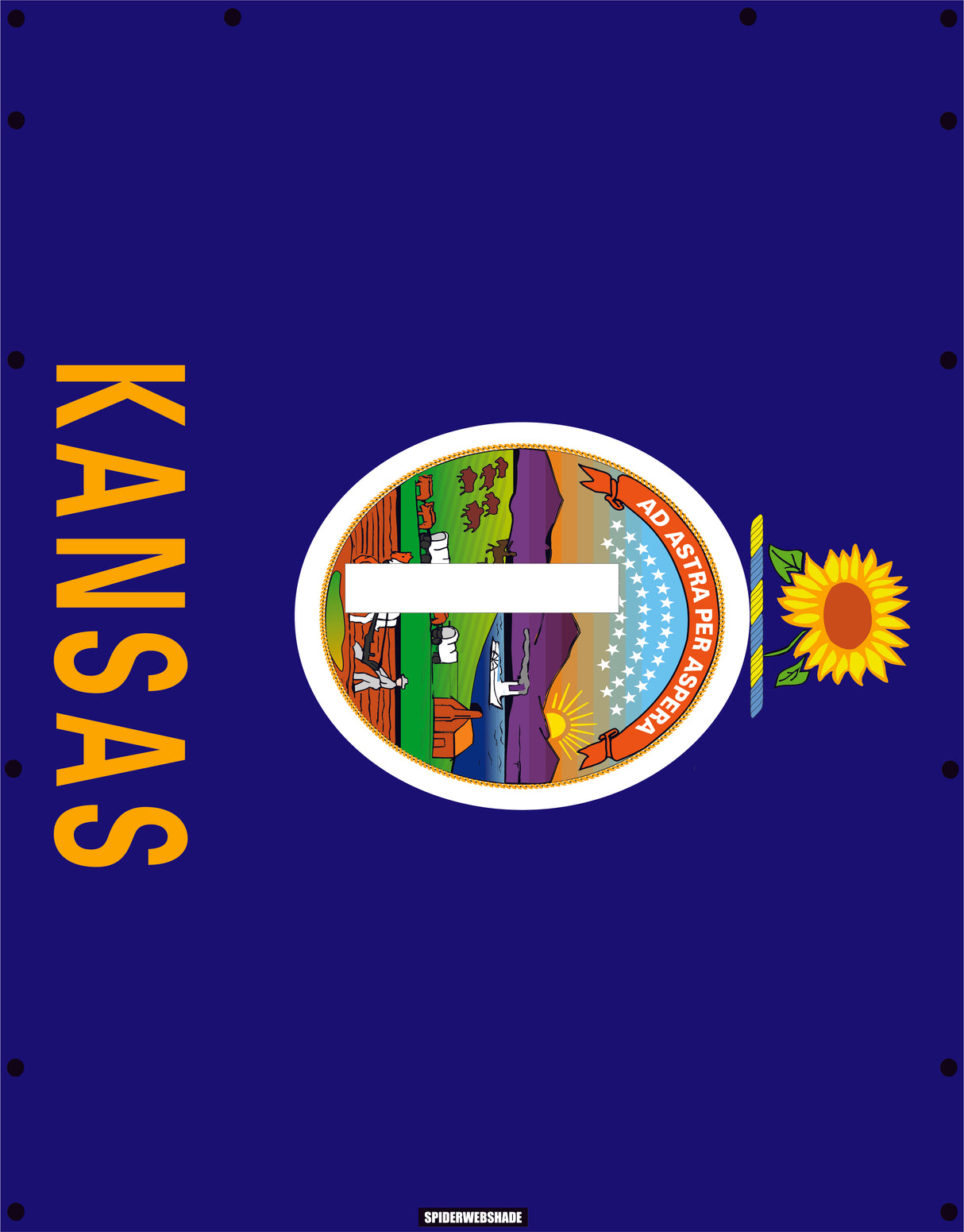 GLADIATOR JT4D Printed Kanas flag shadetop design