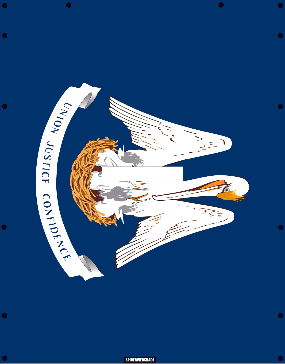 GLADIATOR JT4D Printed Louisiana flag shadetop design