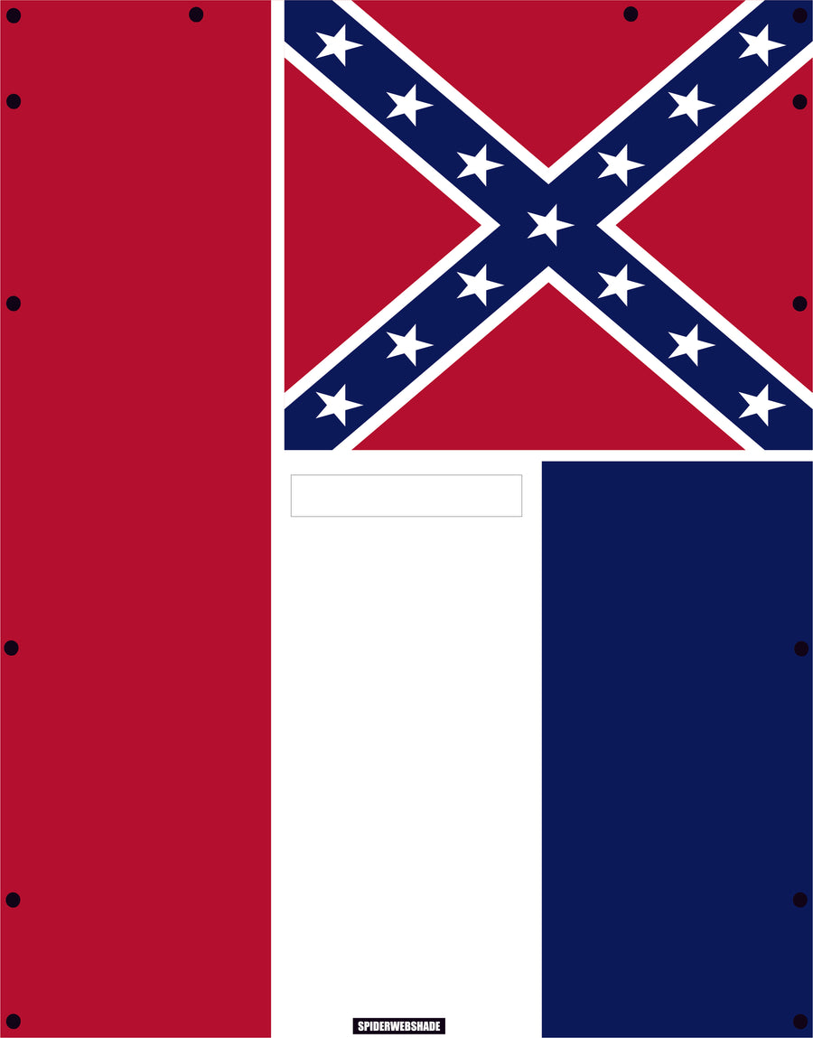 GLADIATOR JT4D Printed Retro Mississippi flag shadetop design