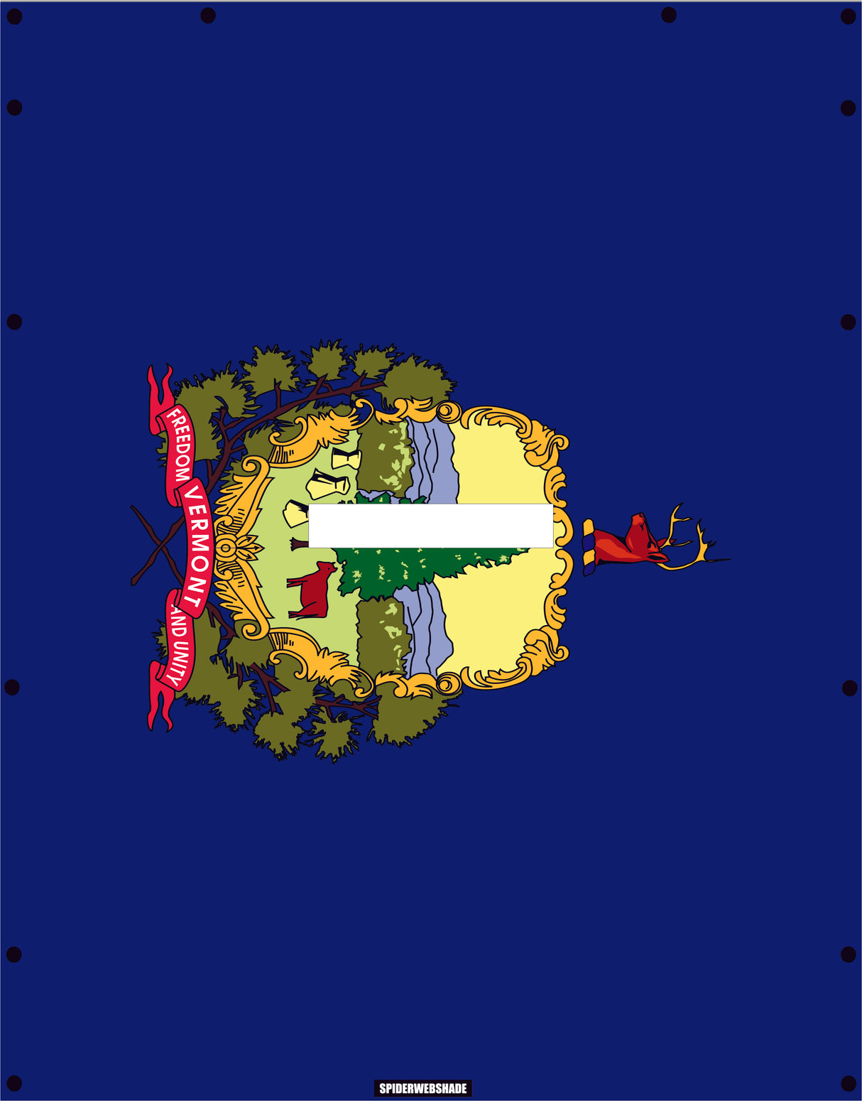 GLADIATOR JT4D Printed Vermont flag shadetop design