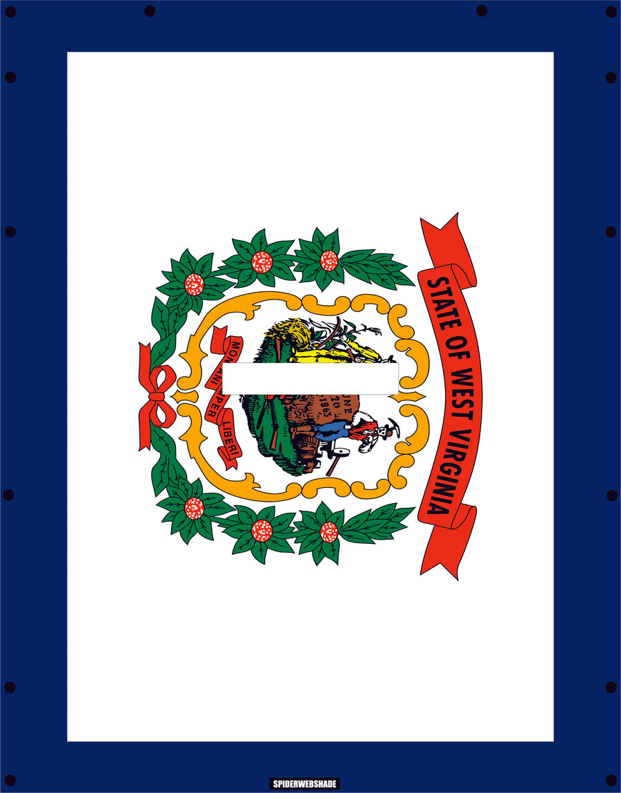 GLADIATOR JT4D Printed West Virginia flag shadetop design