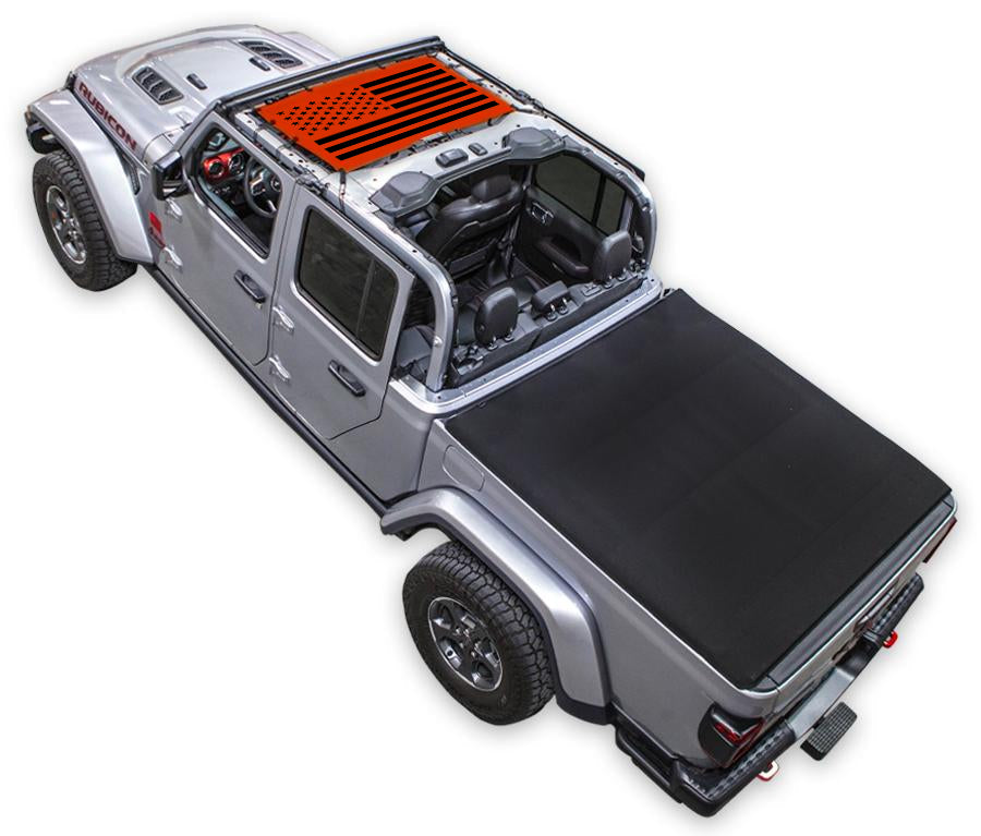 Solid Tactical Flag_Half-Shade (Front Only)_Red