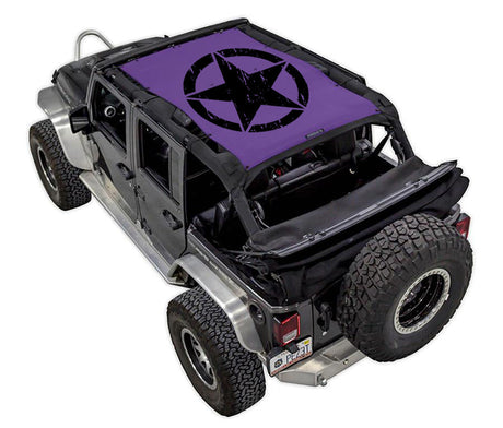 Distressed / Full-Shade (Front-to-Rear) / Purple