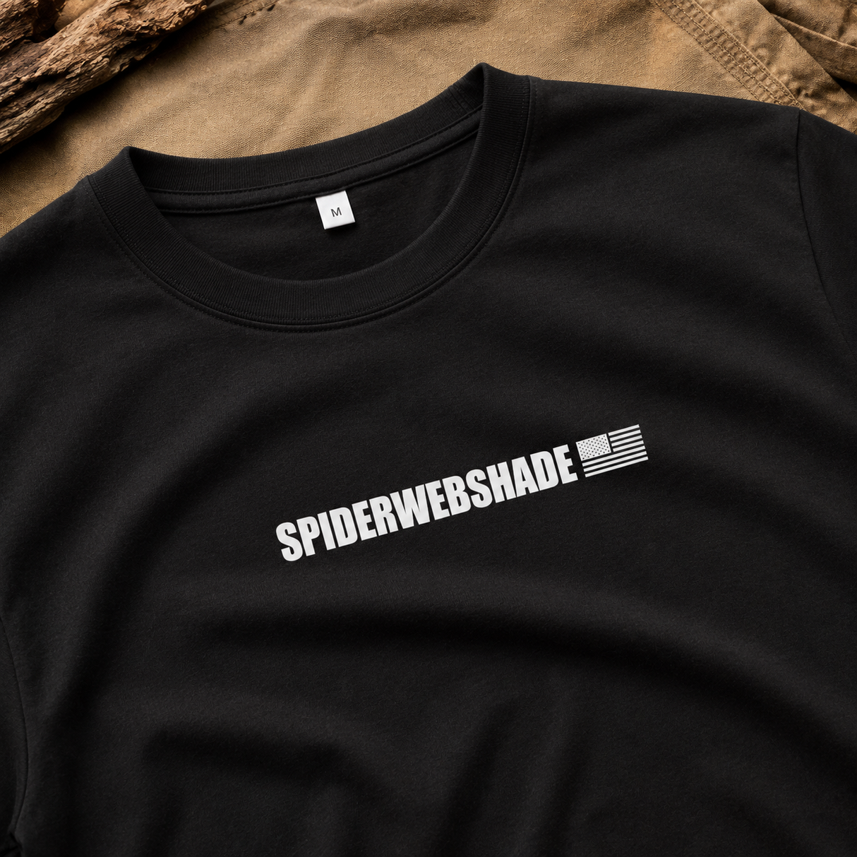SPIDERWEBSHADE Buy American T-Shirt