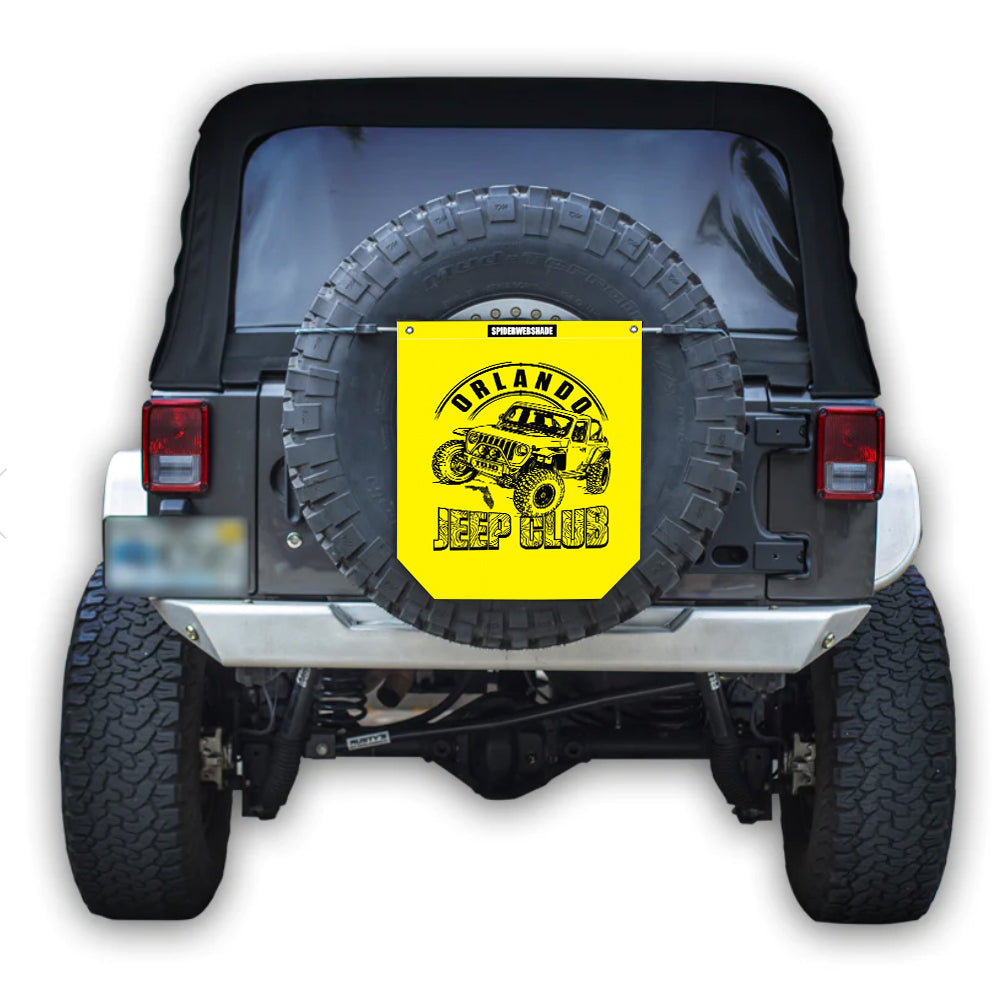 JEEP ★Tent Wappen Mesh Shoulder Bag LJ Tactical Flag Solid Jeep Wrangler - SPIDERWEBSHADE