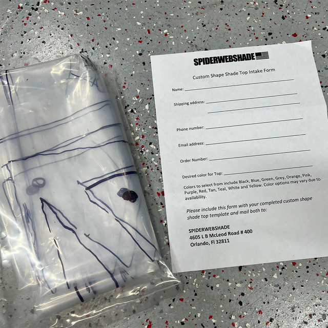 CUSTOM SHAPE SHADE KIT