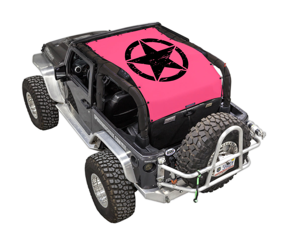 Oscar Mike Distressed_Full-Shade (Extra Long)_Pink