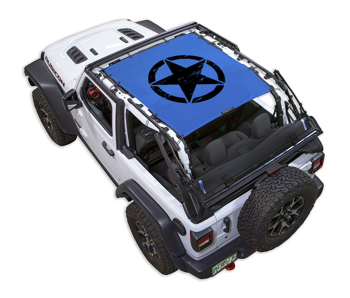 Distressed / Full-Shade (Front-to-Rear) / Blue