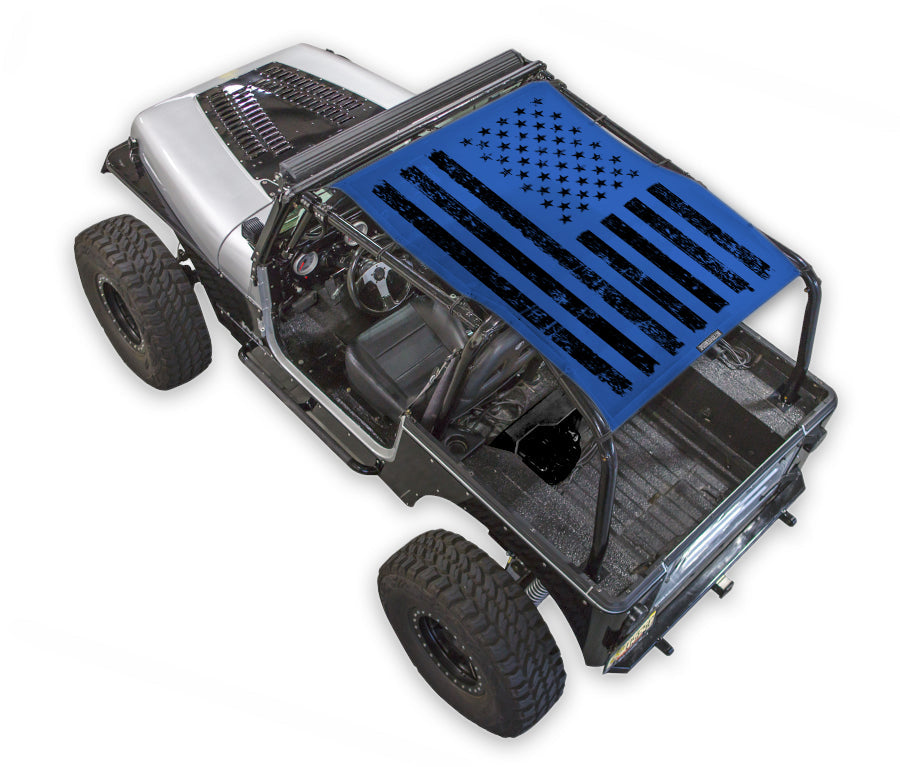 Distressed Tactical Flag_Full-Shade (Front-to-Rear)_Blue