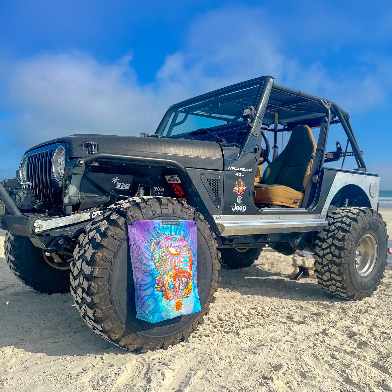 Jeep Wrangler BeachBag American Made - SPIDERWEBSHADE